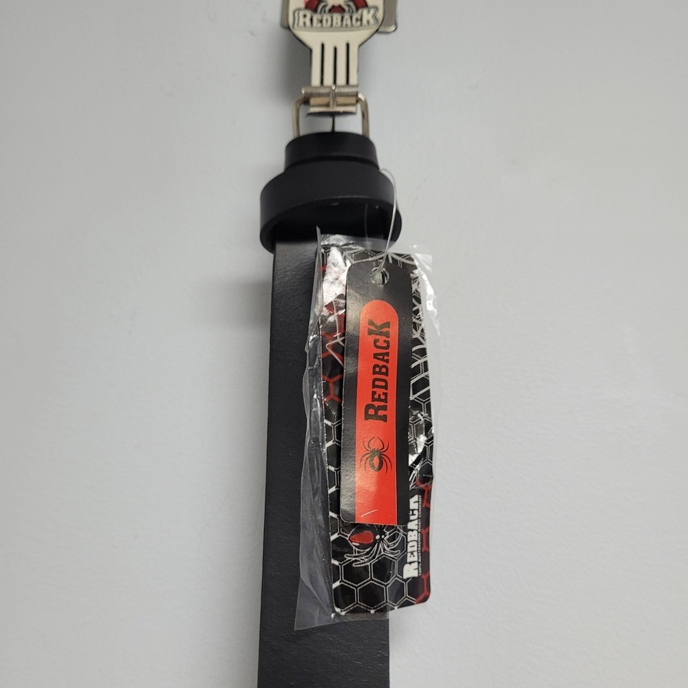 New Redback MBLT Size 40 Scratchproof Black Belt Mens